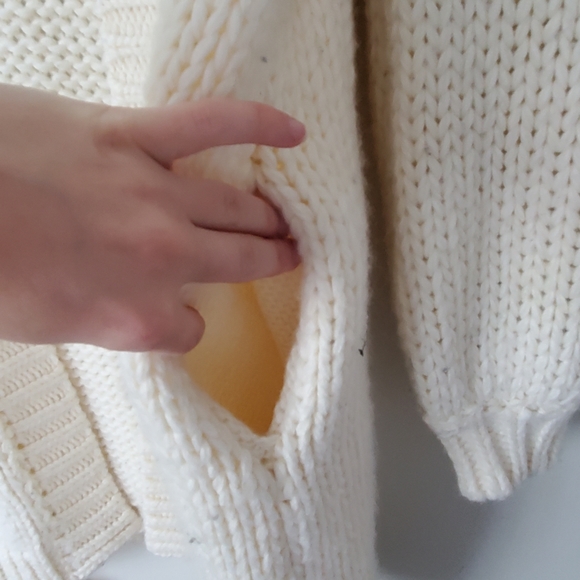 Honey Punch Cream Knit Cardigan - Picture 11 of 13